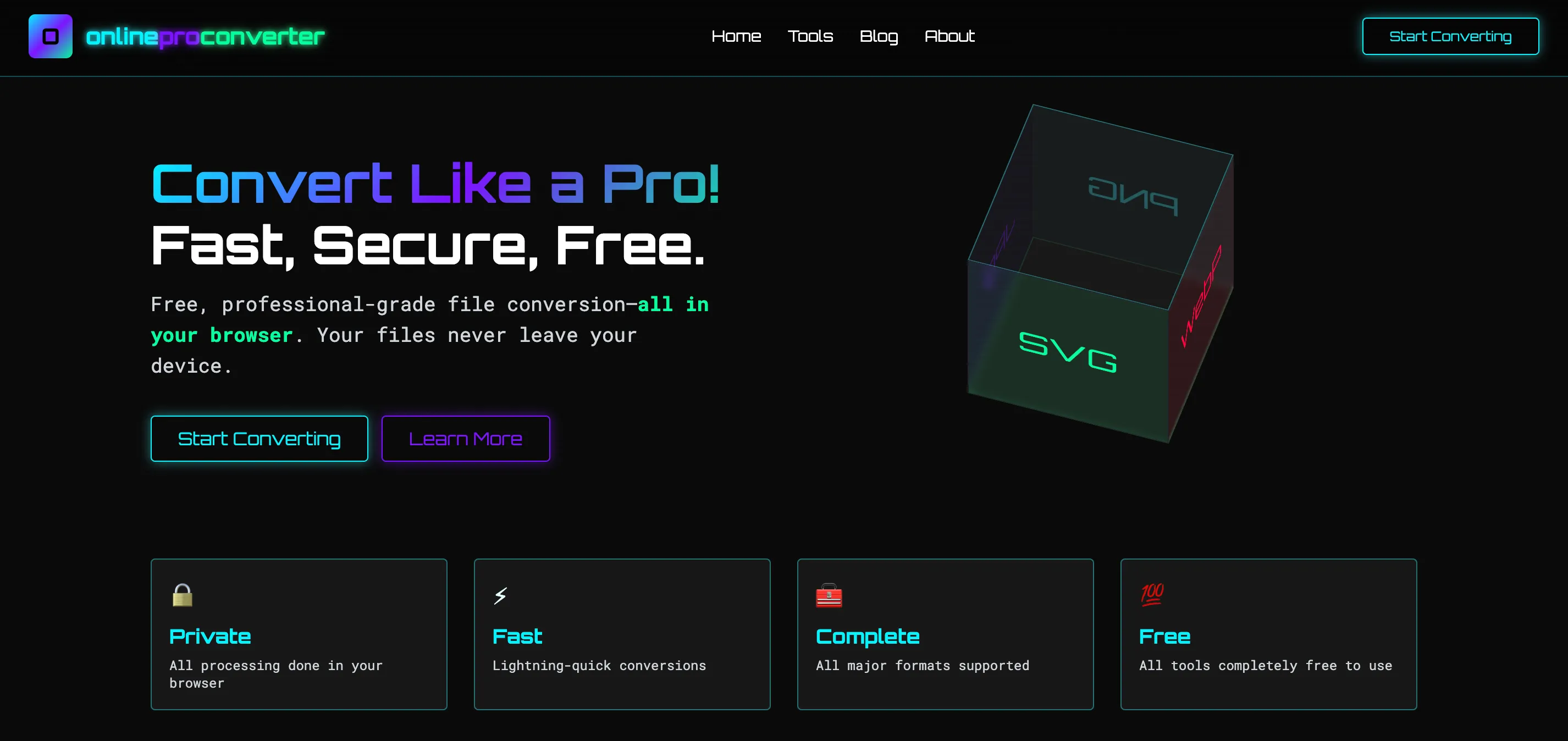 Public image for launch OnlineProConverter